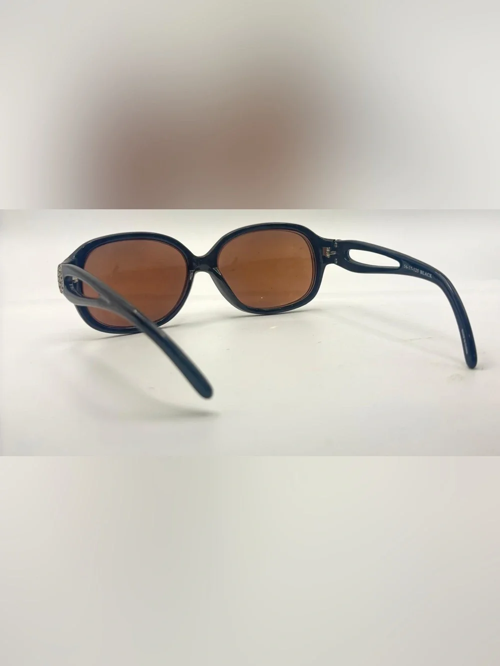 Joan Collins 9975 Black Oval Sunglasses Frames Only